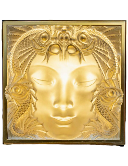 Decorative Cube “Woman's Mask”