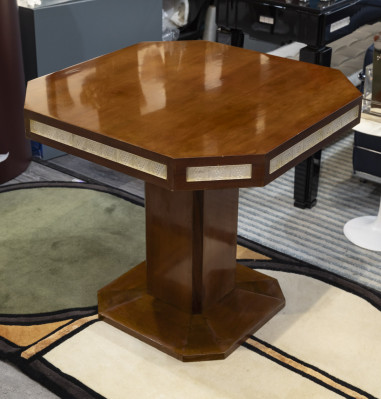 LALIQUE ATLANTIQUE PEDESTAL TABLE