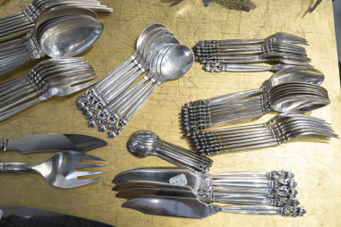 GEORG JENSEN , Ménagère “ Acorn ”...