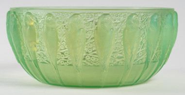 René Lalique: Coupe « Perruches »...