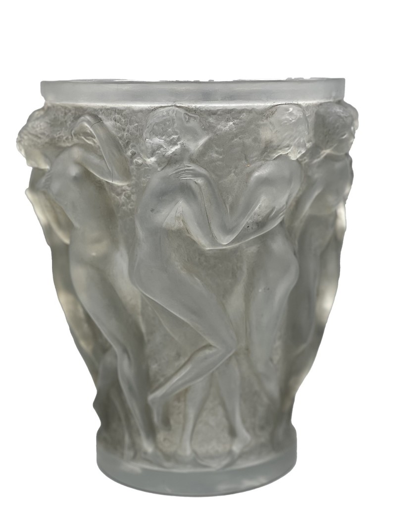 René Lalique, Vase " Bacchantes ", 1940.