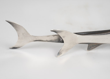 Gio Ponti: Solid silver shark