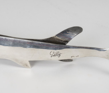 Gio Ponti: Solid silver shark