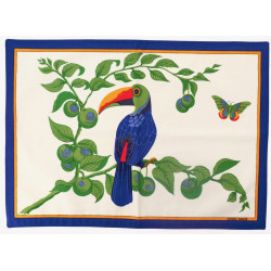 HERMES, Paris 4 sets de table, modèle "Toucan"