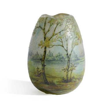 DAUM Vase Paysage