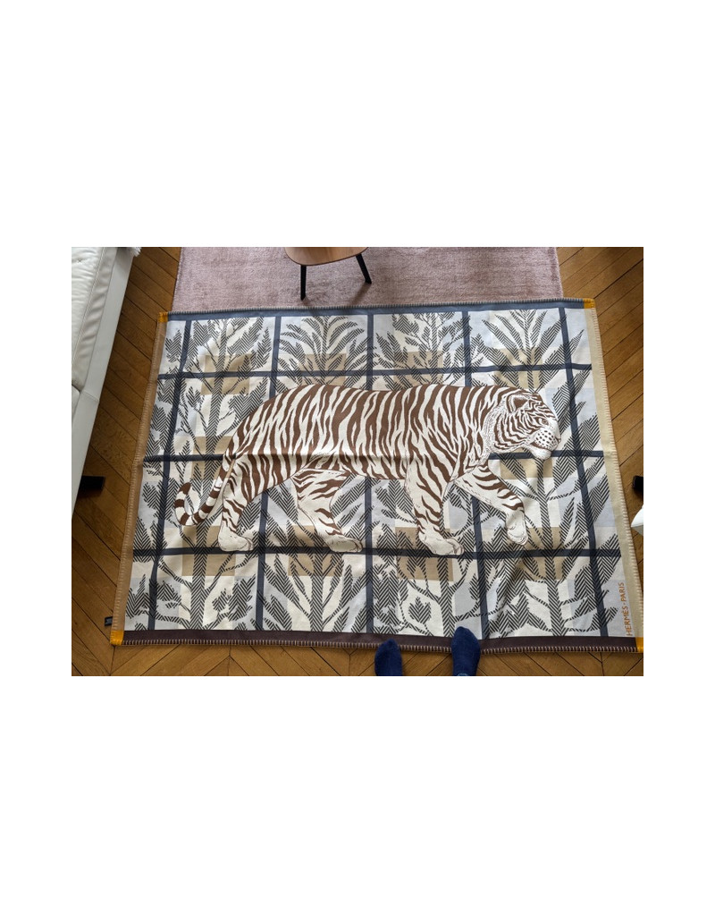 HERMES ,Plaid Tigre Altaï
