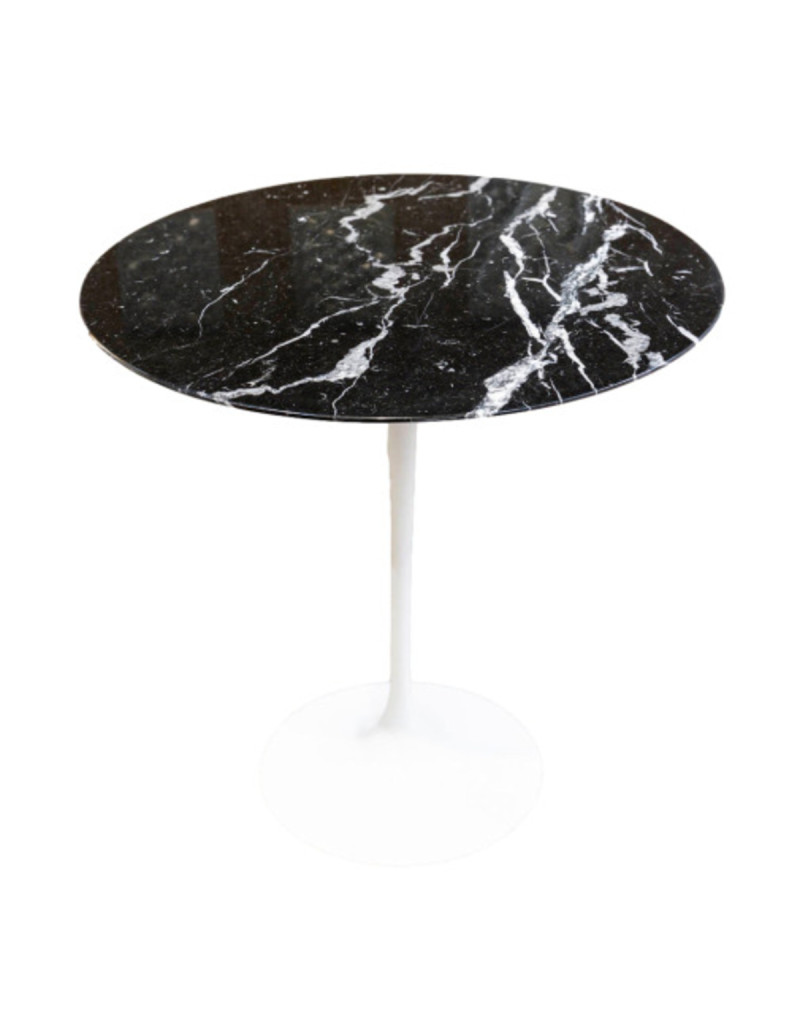 Eero SAARINEN (1910-1961), Edition Knoll: MARQUINA black marble pedestal table