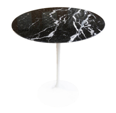Eero SAARINEN (1910-1961), Edition Knoll: MARQUINA black marble pedestal table