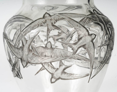 René Lalique, 1919 Vase" Hirondelles"