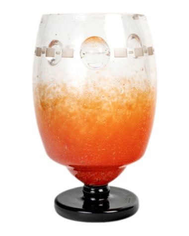 Charles Schneider (French, 1881-1953), Marmorated glass vase
