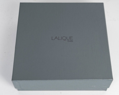LALIQUE: Leather and crystal belt