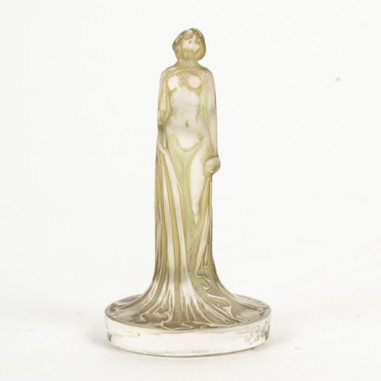 1912, René LALIQUE Cachet "statuette...