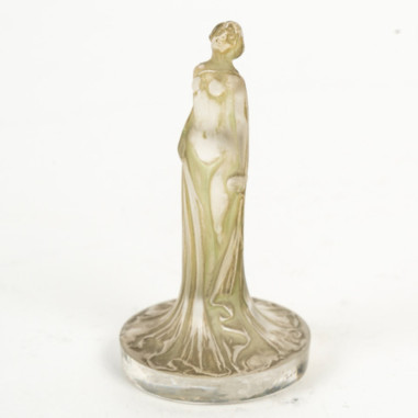 1912, René LALIQUE Cachet "statuette...