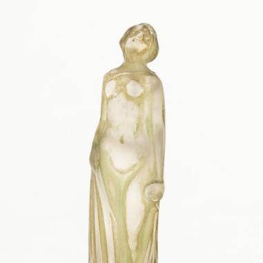 1912, René LALIQUE Cachet "statuette...