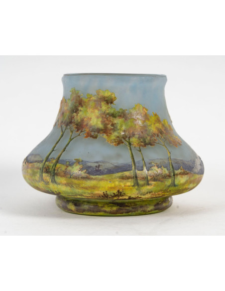 DAUM Nancy, Vase Paysage