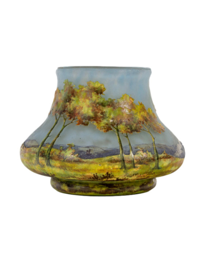 DAUM Nancy, Landscape Vase