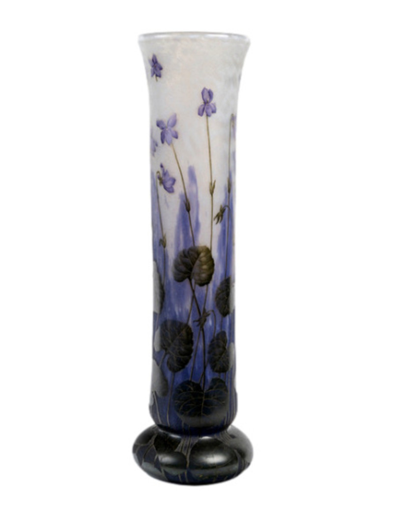 1905- Daum ,Vase "Violettes"