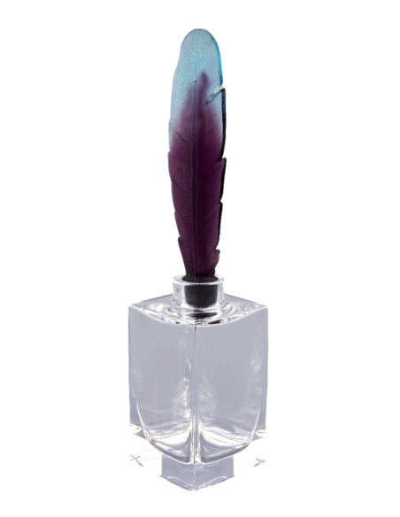 1985 , DAUM & Hilton Mc Connico - “feather” inkwell