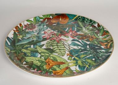Passifolia round tray, large model