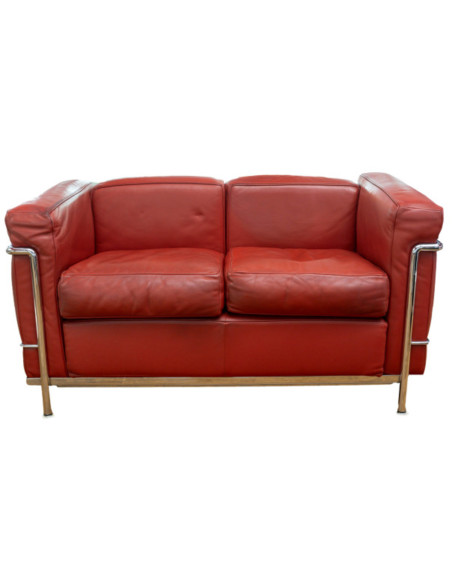 Canapé 2 places - Le Corbusier, Perriand, Jeanneret pour Cassina