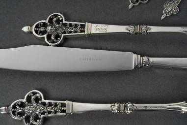 CARDEILHAC  SOLID SILVER TABLEWARE...