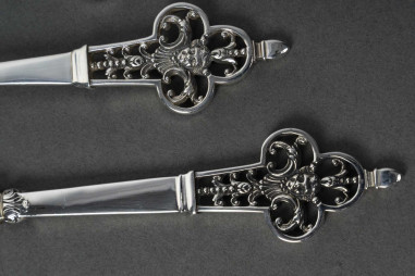CARDEILHAC  SOLID SILVER TABLEWARE...