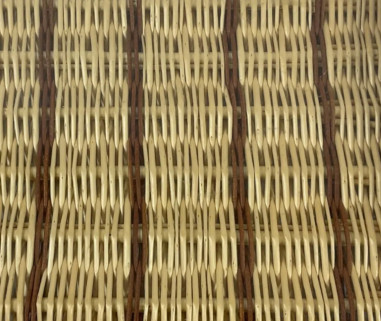 Hermès, Rectangular wicker tray...