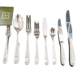 Ménagère Christofle métal argenté, Modèle" Villeroy " 120 pièces