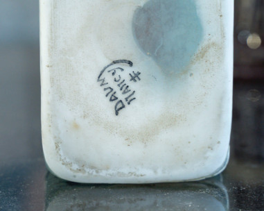 1905-DAUM NANCY “Snow” Landscape Vase