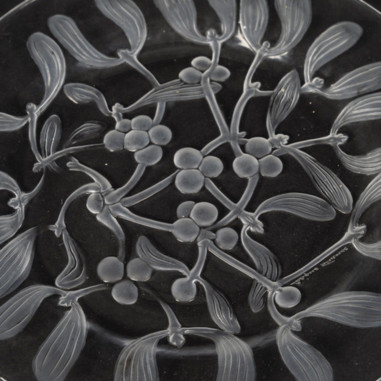 Cristal Lalique ,Série de 6 assiettes...