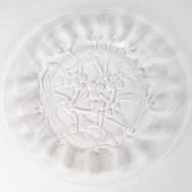 Cristal Lalique ,Série de 6 assiettes...