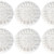 Cristal Lalique ,Série de 6 assiettes "GUI"
