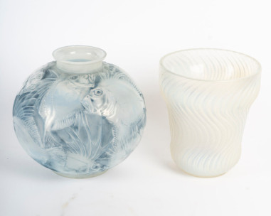 1924—René Lalique, “Fish” Vase,...