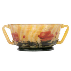 Circa 1905 -DAUM Nancy, Coupe en verre