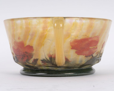 Circa 1905 -DAUM Nancy, Coupe en verre