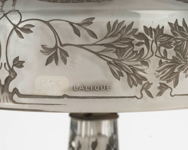 1910 -René Lalique , +Lampe "PAONS"