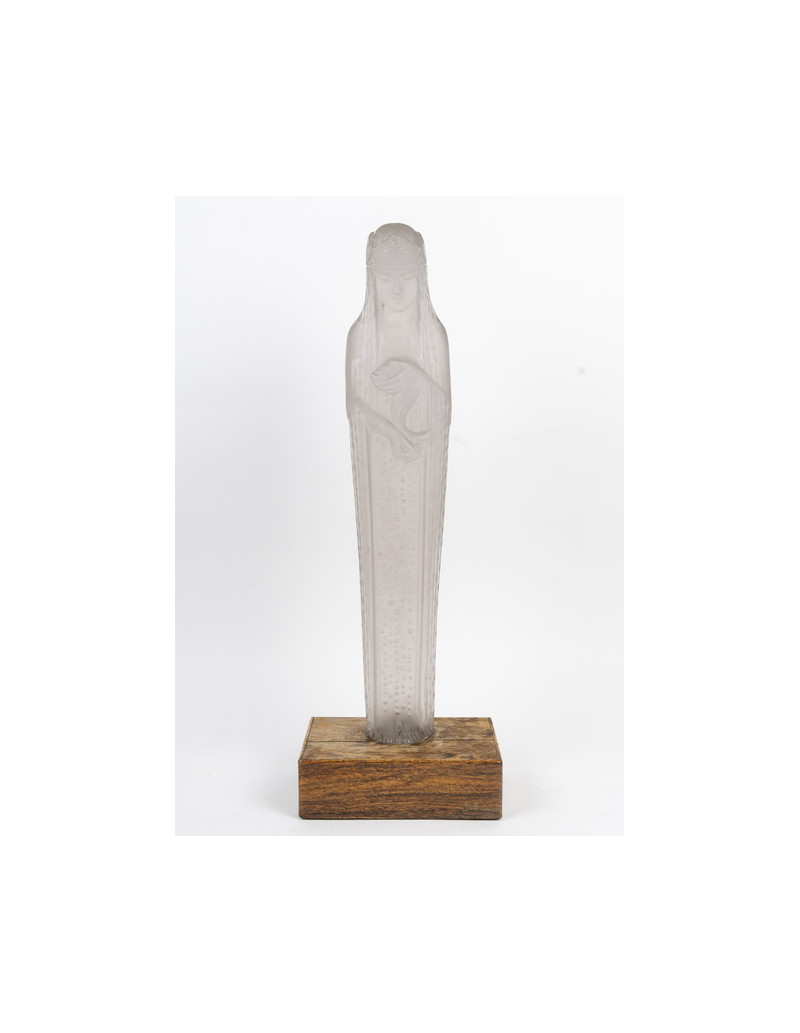 1924- René Lalique ,Cariatide « Source de la fontaine Mélite »