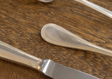Christofle “Perles” flatware set for...