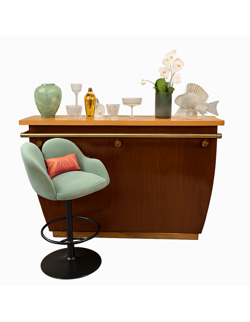Xavier Gélineau,+Bar d intérieur,+palissandre et sycomore