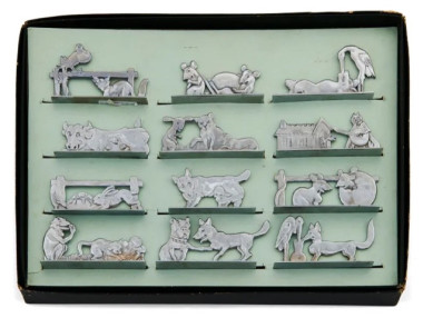 Benjamin RABIER, Set of Twelve Knife...