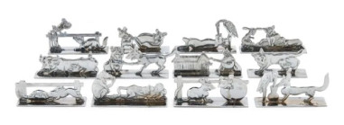 Benjamin RABIER, Set of Twelve Knife...