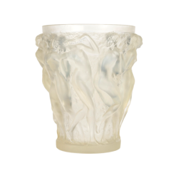 René Lalique - “Bacchantes” vase in opalescent glass