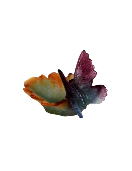DAUM France, Butterfly Trinket Dish