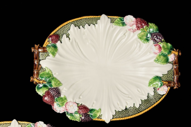 2000- CHRISTIAN DIOR 2 plats porcelaine