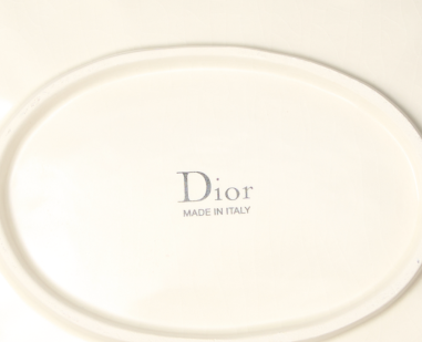 2000- CHRISTIAN DIOR 2 plats porcelaine