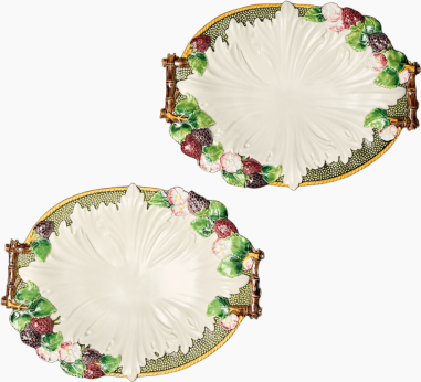 2000- CHRISTIAN DIOR 2 plats porcelaine