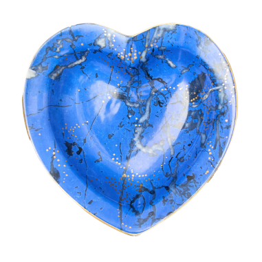 Christian Dior, blue faience trinket...