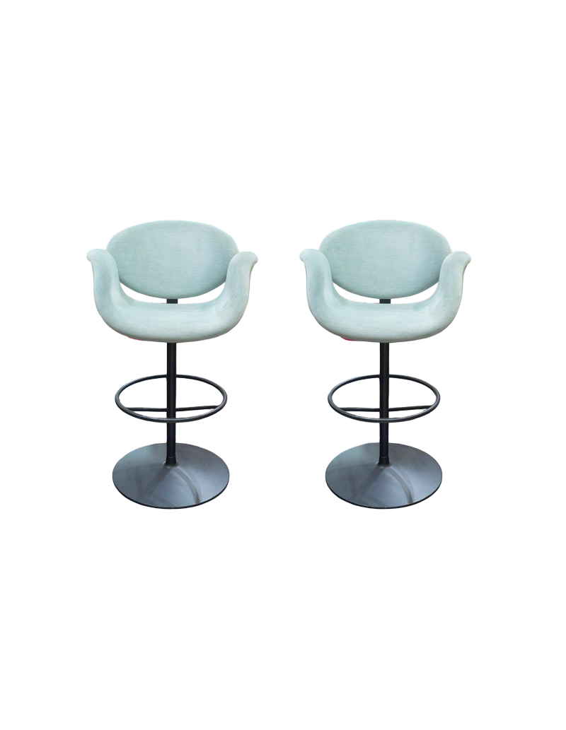 Pierre Paulin pour Artifort paire de Tabouret de Bar « Tulip »
