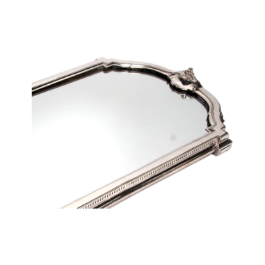 SURTOUT DE TABLE + Métal Argenté