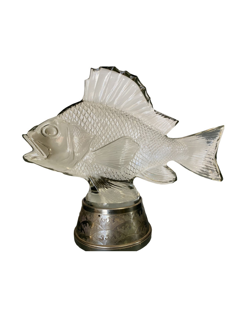 René LALIQUE (1860–1945) – Decorative motif “Large Fish with Algae”